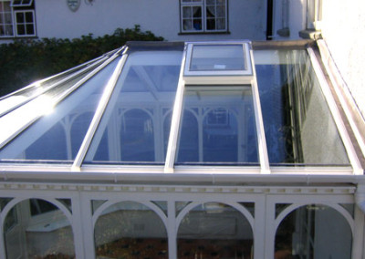 Conservatory wooden roof repairs